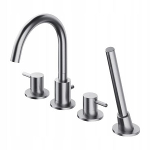 Omnires Y Bateria Wannowa 4-otworowa Nikiel