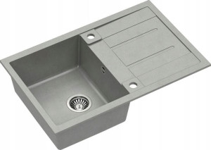 Quadron Morgan 111 Zlewozmywak Granit Szary/stal
