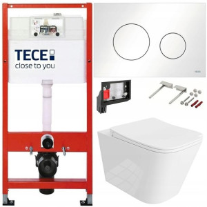 Tece Geberit Zestaw Podtynkowy Wc Fresh 6w1 Biały