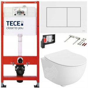 Tece Geberit Zestaw Podtynkowy Wc Fresh 6w1 Biały
