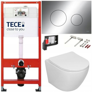 Tece Geberit Zestaw Podtynkowy Wc Fresh 6w1 Chrom
