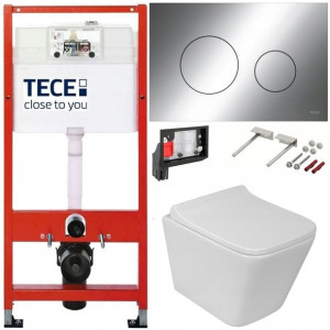 Tece Geberit Zestaw Podtynkowy Wc Fresh 6w1 Chrom