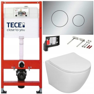 Tece Geberit Zestaw Podtynkowy Wc Fresh 6w1 Chrom
