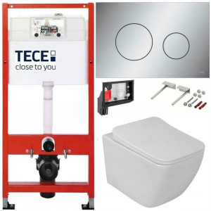Tece Geberit Zestaw Podtynkowy Wc Fresh 6w1 Chrom