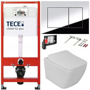 Tece Geberit Zestaw Podtynkowy Wc Fresh 6w1 Chrom