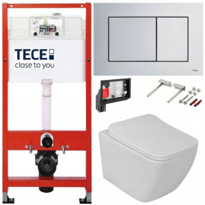 Tece Geberit Zestaw Podtynkowy Wc Fresh 6w1 Chrom
