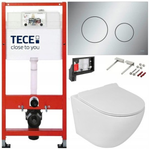 Tece Geberit Zestaw Podtynkowy Wc Fresh 6w1 Chrom