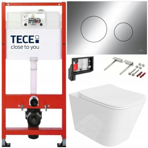 Tece Geberit Zestaw Podtynkowy Wc Fresh 6w1 Chrom