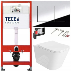 Tece Geberit Zestaw Podtynkowy Wc Fresh 6w1 Chrom
