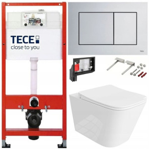 Tece Geberit Zestaw Podtynkowy Wc Fresh 6w1 Chrom