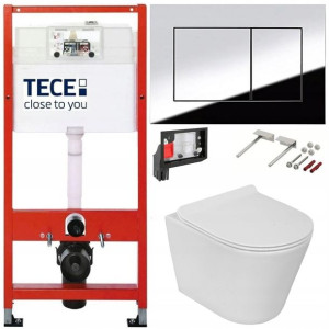 Tece Geberit Zestaw Podtynkowy Wc Fresh 6w1 Chrom