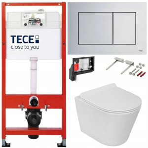 Tece Geberit Zestaw Podtynkowy Wc Fresh 6w1 Chrom