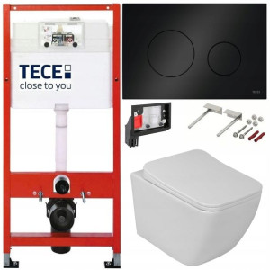 Tece Geberit Zestaw Podtynkowy Wc Fresh 6w1 Czarny