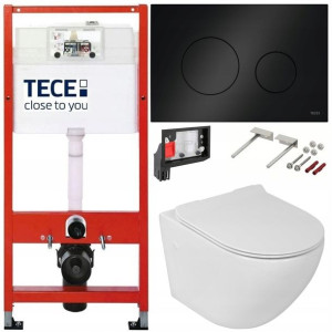 Tece Geberit Zestaw Podtynkowy Wc Fresh 6w1 Czarny
