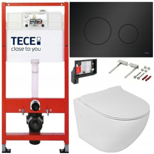 Tece Geberit Zestaw Podtynkowy Wc Fresh 6w1 Czarny