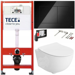 Tece Geberit Zestaw Podtynkowy Wc Fresh 6w1 Czarny