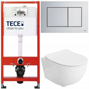 Tece Geberit Zestaw Podtynkowy Wc Przycisk Chrom