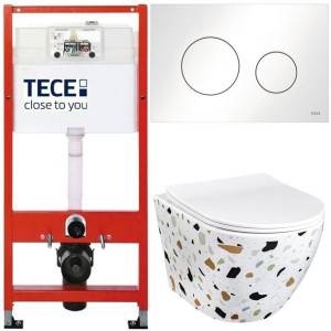 Tece Stelaż Zestaw Podtynkowy Wc Miska Lastryko