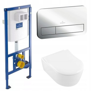 Villeroy&boch Stelaż Zestaw Podtynkowy Wc 5w1