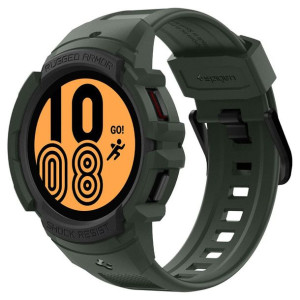 Spigen RUGGED ARMOR "PRO" SAMSUNG WATCH 4 44 MM MILITARY zielony