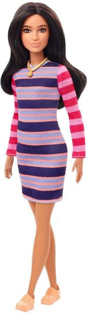 Barbie - Lalka Modna Przyjaciółka - Sweterkowa Sukienka - Fbr37 Gyb02