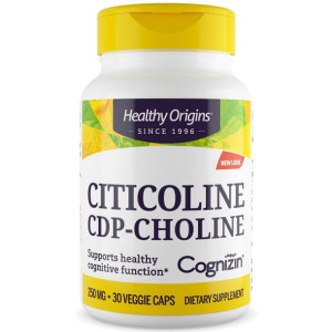 HEALTHY ORIGINS Citicoline Cdp-Choline 30vegcaps