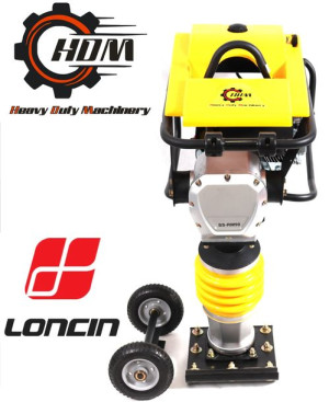 Skoczek ubijak stopowy stopa HDM 80kg silnik LONCIN zagęszczarka