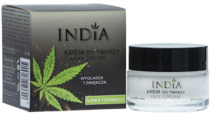 Krem do twarzy INDIA z olejem konopnym na dzień i na noc