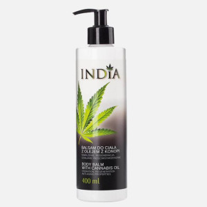 Balsam do ciała INDIA z olejem z konopi 400 ml