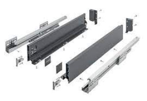 Szuflada Gtv Axis Pro Wysoka L400 H167 Antracyt Pb-axispro-kpl400c
