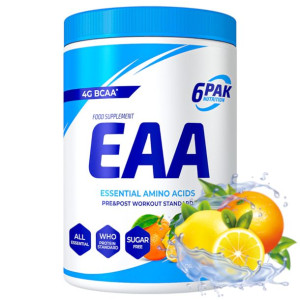 Aminokwasy EAA 6PAK EAA 400g Pomarańcza Cytryna