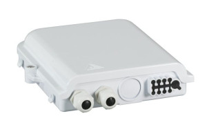 Zewnętrzna skrzynka przyłączeniowa FTTH na 8 adapterów