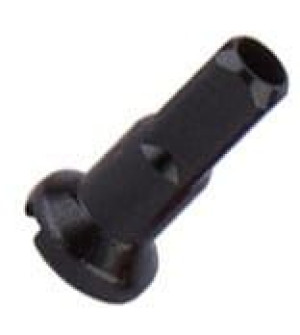 Nyple CNSPOKE AN18 18mm z klejem aluminiowe czarne 72szt.