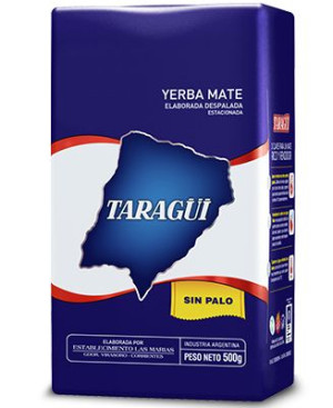 Yerba Mate Taragui Sin Palo 500g Despalada