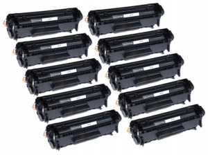 10x Toner Hp Q2612x 12x Zamiennik 3k Black