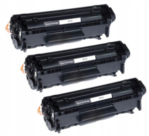 3x Toner Hp Q2612x 12x Zamiennik 3k Black