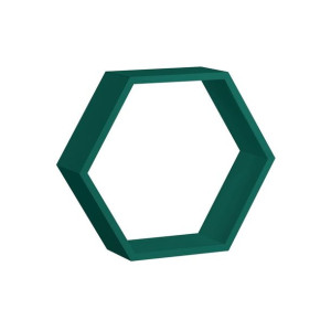Emergo Półka hexagon green