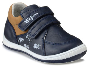 Buty trzewiki dziecięce WOJTYŁKO 22005 na rzepy