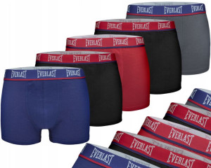 BOKSERKI MĘSKIE, Everlast X5, bawełna 5-PAK mix M