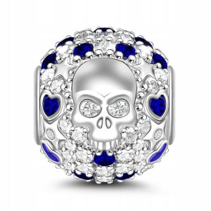 GNOCE - Charms „Ocean Blue Skull”