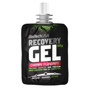 Węglowodany Żel Energetyczny BioTechUSA Recovery Gel 60g Wiśnia
