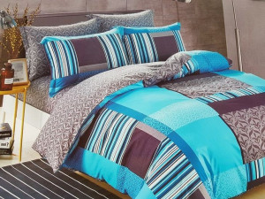 Pościel Bawełna 200x220 Krata Wzór