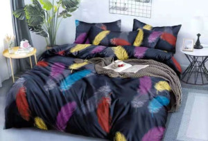 Pościel Bawełna Syntetyczna 140x200 Z Prześcieradłem Piórka