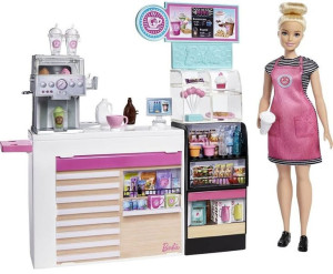 Barbie - Kawiarenka + Lalka - Ponad 20 Akcesoriów - Gmw03