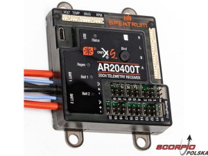 Spektrum odbiornik AR20400T 20CH PowerSafe z telemetrią