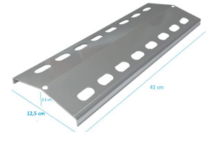 Osłona palnika na palnik grilla gazowego 41x12,5 cm