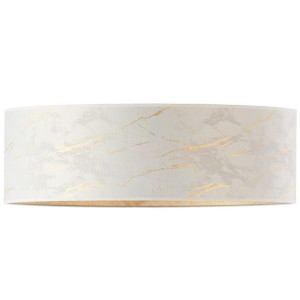 Lampa Sufitowa 80 Cm Julia Marble Biała / Złote Zdobienia