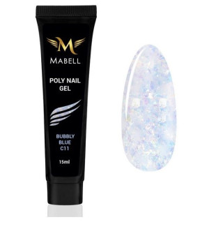 Akrylożel Poly Nail Gel Mabell Bubble Blue 15g
