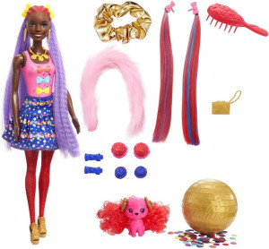 Barbie - Imprezowe Stylizacje - Hair Swaps - Color Reveal - Hbg38 Hbg40