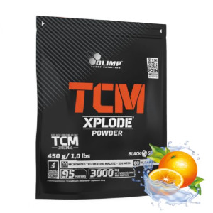 Kreatyna Jabłczan Olimp TCM Xplode 450g Pomarańcza